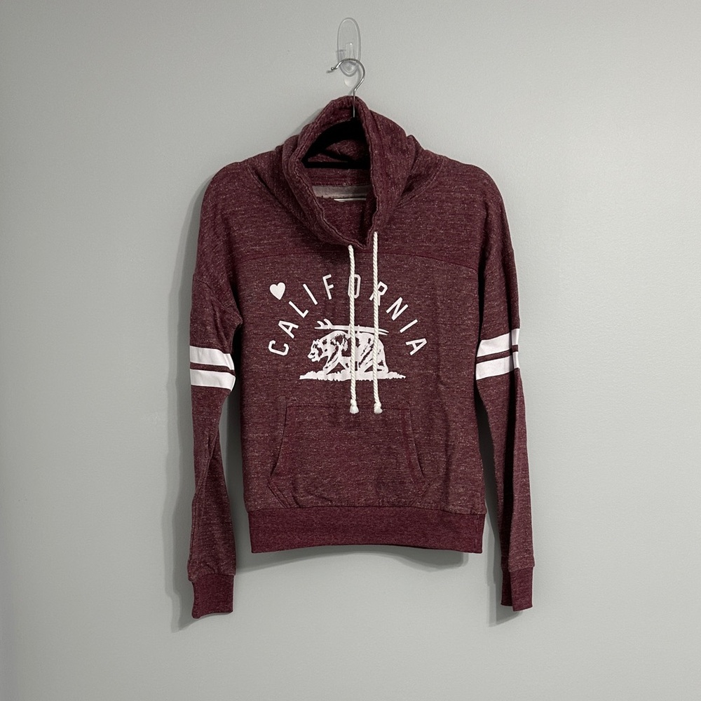 NWOT California Maroon Hoodie